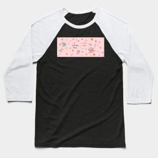 great british bake off pattern Baseball T-Shirt